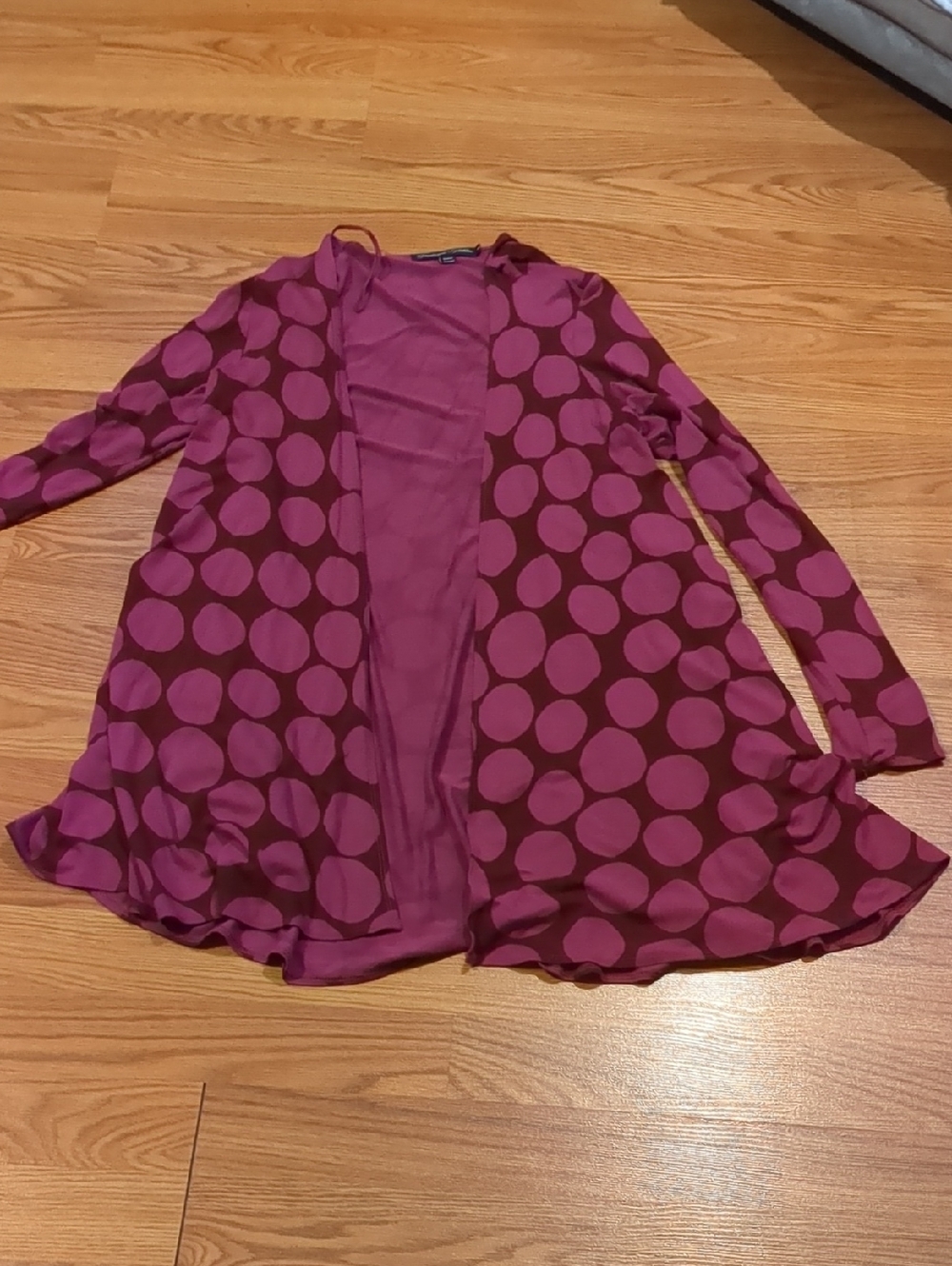 Gudrun Sjödén Polka Dot Longline Cardigan